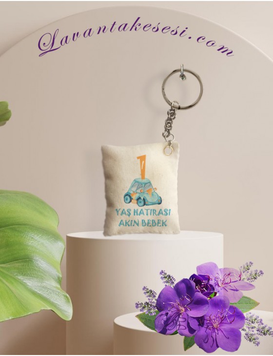 Bez Puf Anahtarlık