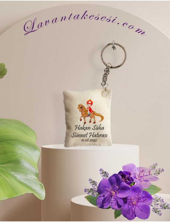 Bez Puf Anahtarlık